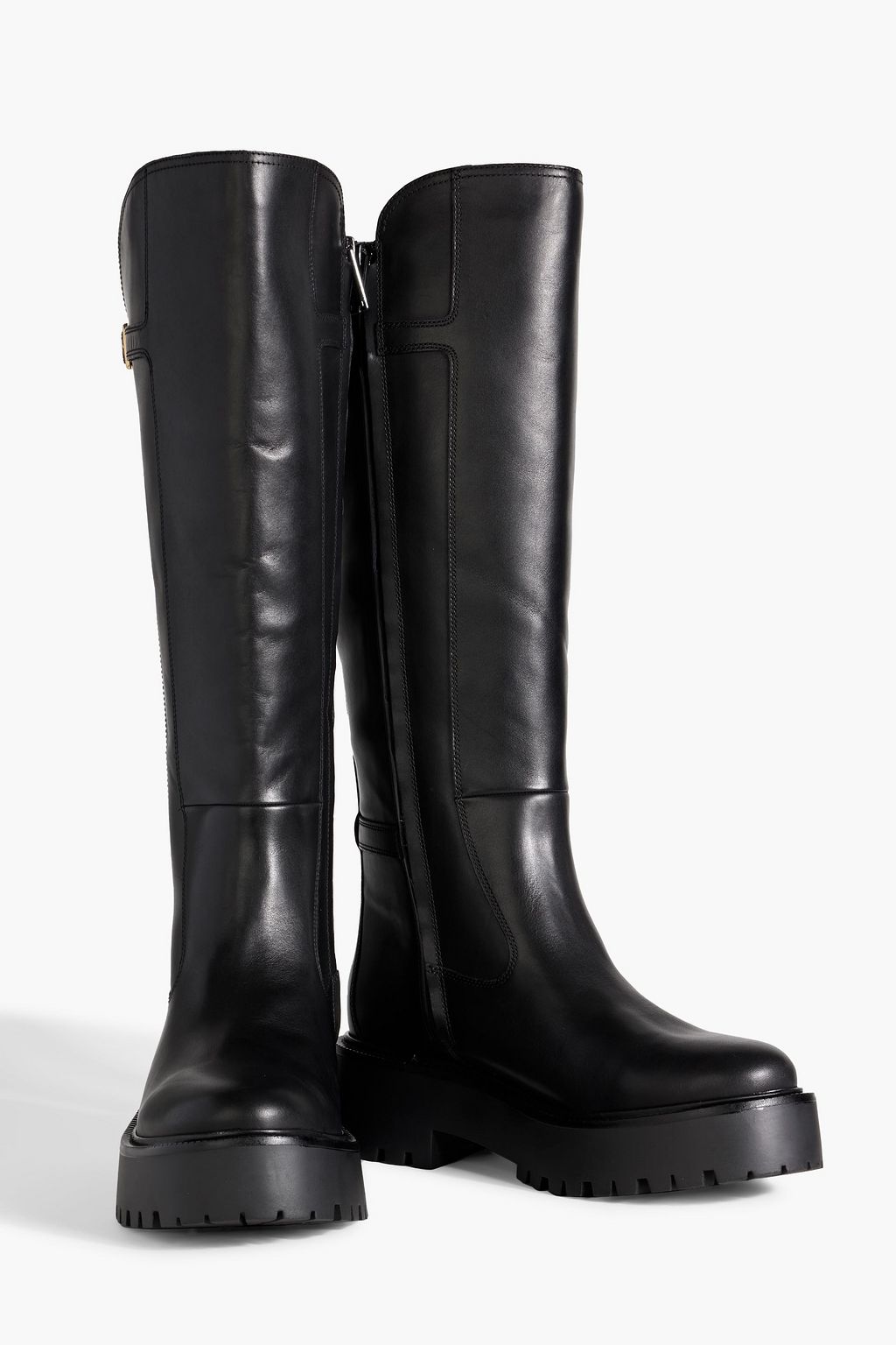 SAM EDELMAN Elayna buckled leather knee boots