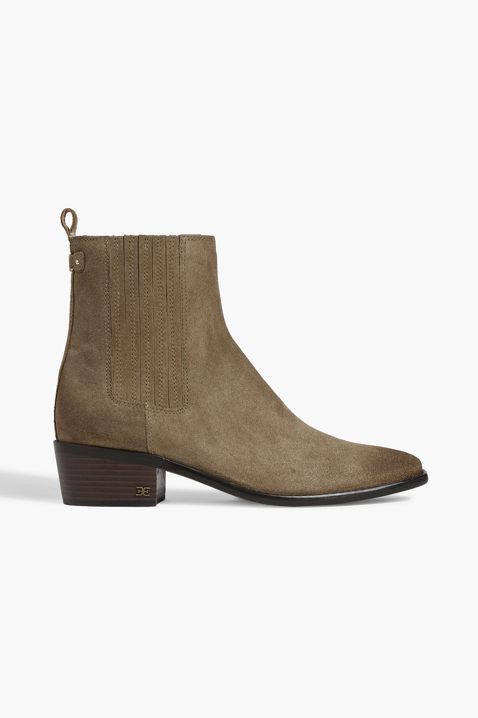 Sam Edelman Bronson Suede Chelsea Boots In Mushroom