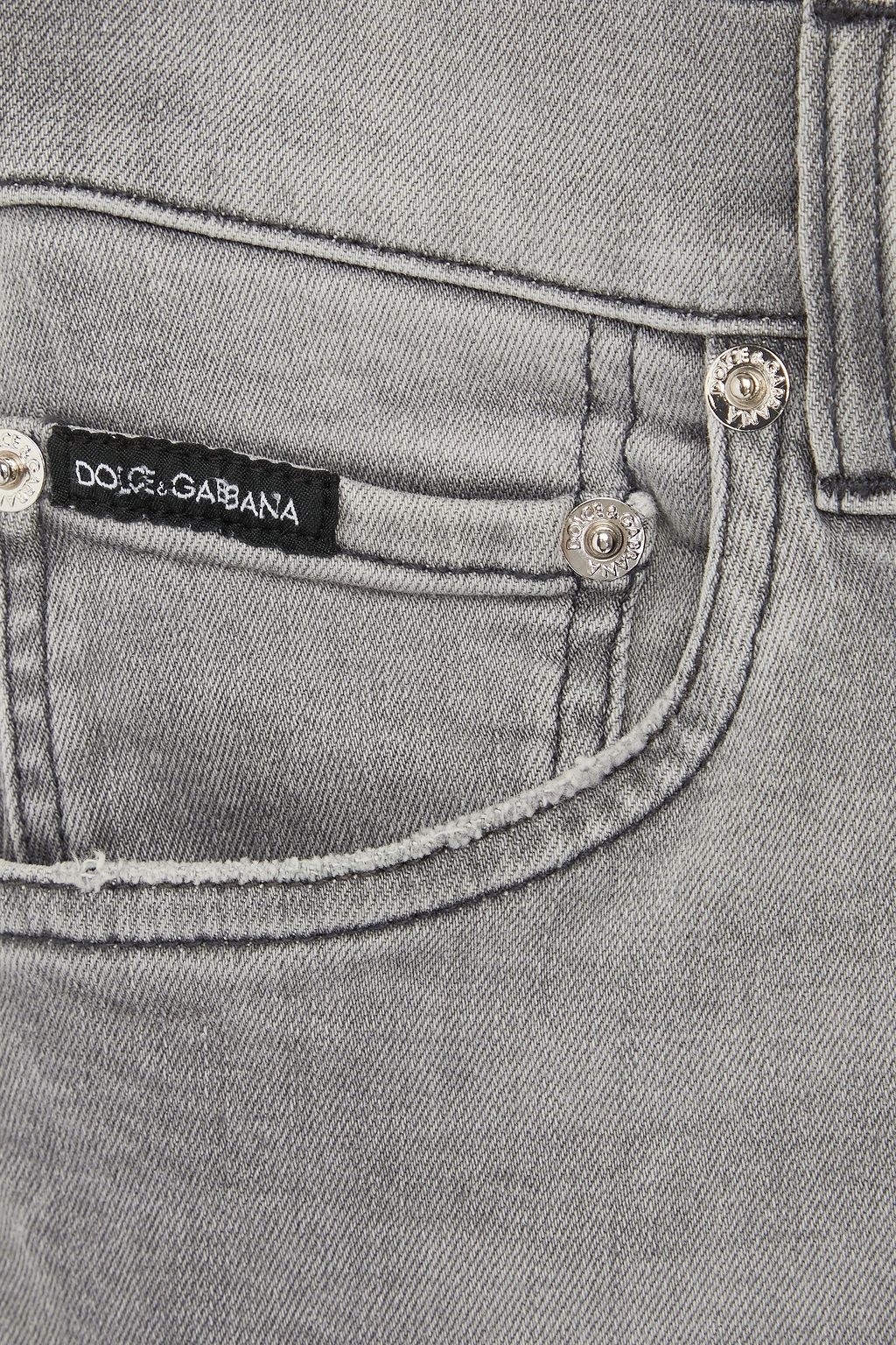 DOLCE&GABBANA بنطال جينز من الدنيم بأرجل ضيقة