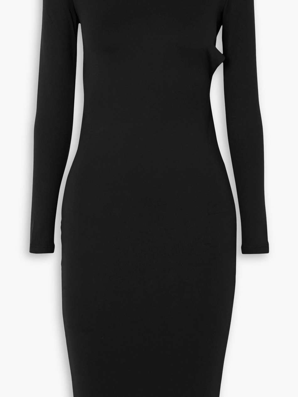 eden open-back stretch-jersey dress