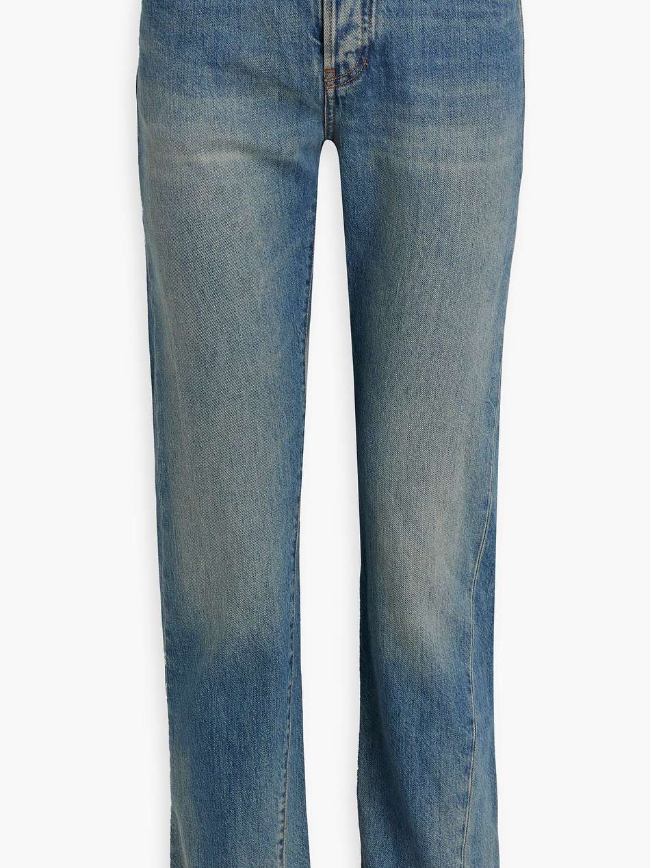 olivia high-rise slim-leg jeans