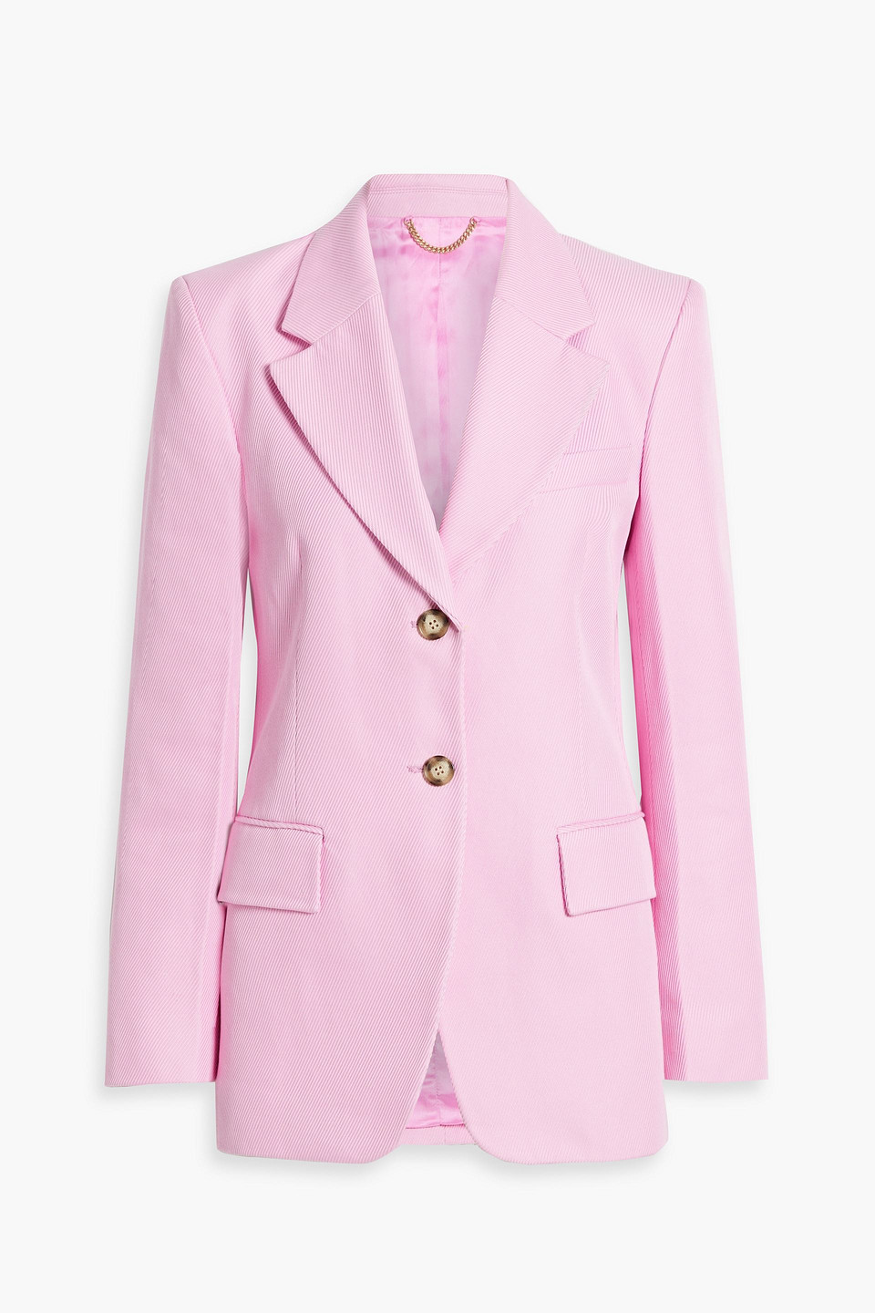 Victoria Beckham - Cotton-twill blazer - Pink - UK 8