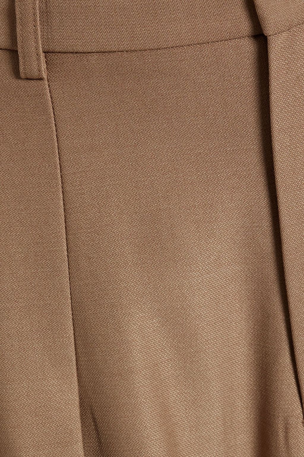 VICTORIA BECKHAM Pleated woven straight-leg pants
