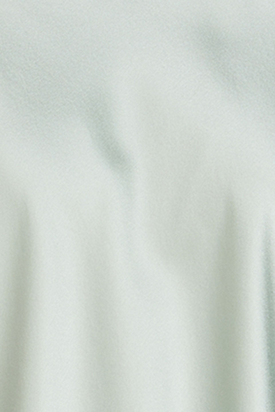 Vince Silk-satin Crepe Turtleneck Top In Mint