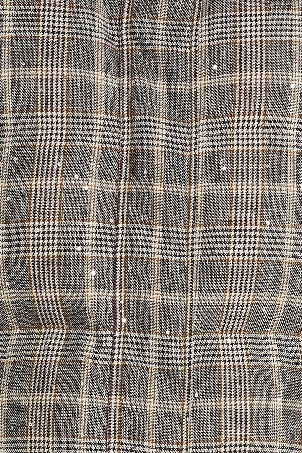 BRUNELLO CUCINELLI Embellished Prince of Wales checked quilted wool-blend tweed vest