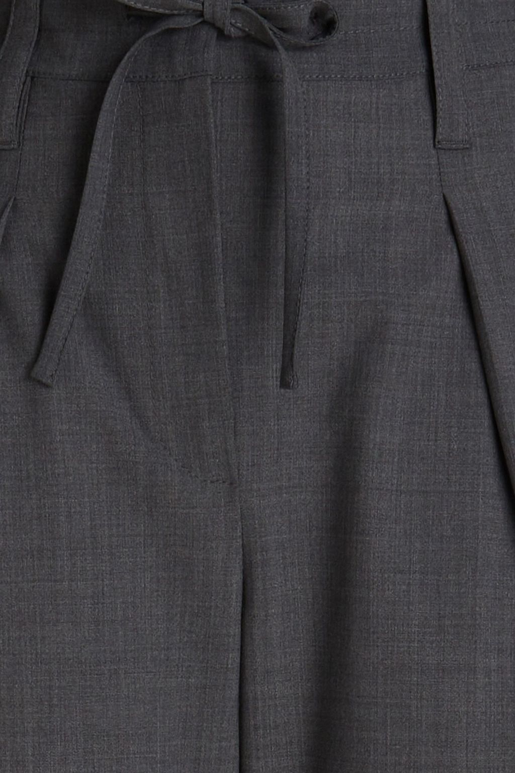BRUNELLO CUCINELLI Pleated wool-blend crepe cargo pants