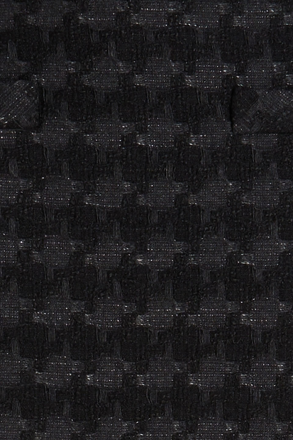 Sandro Button-embellished Cotton-blend Tweed Mini Skirt In Black