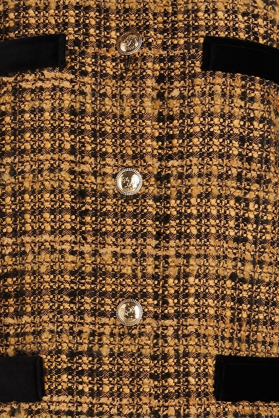 Sandro Cotton-blend Bouclé-tweed Jacket In Camel
