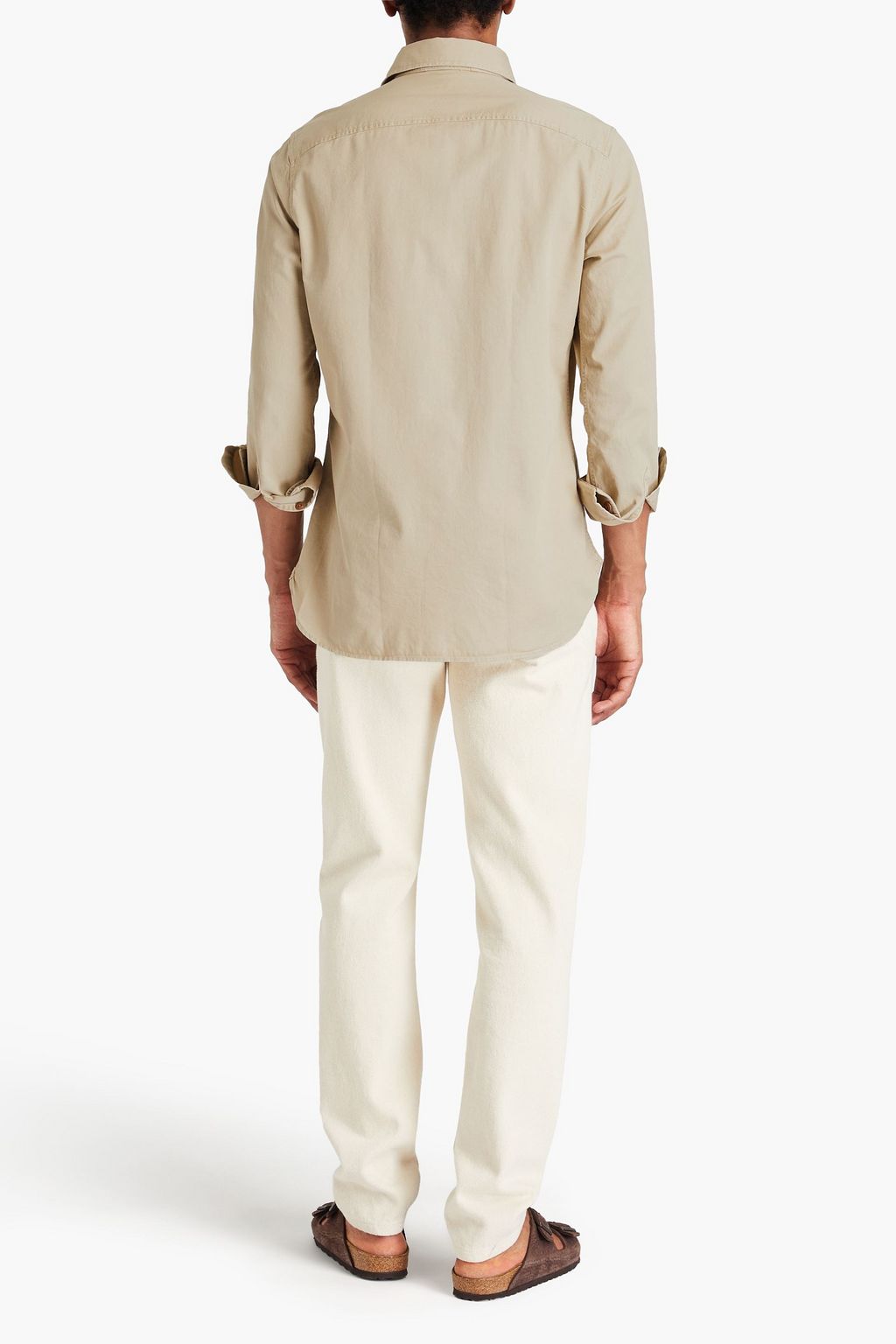 SLOWEAR قميص Glanshirt من قطن غبردين