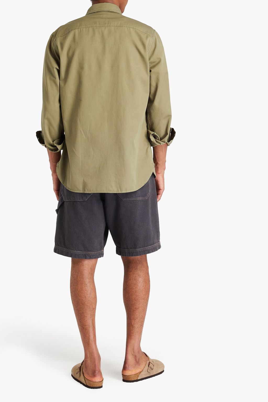 SLOWEAR قميص Glanshirt من قطن غبردين