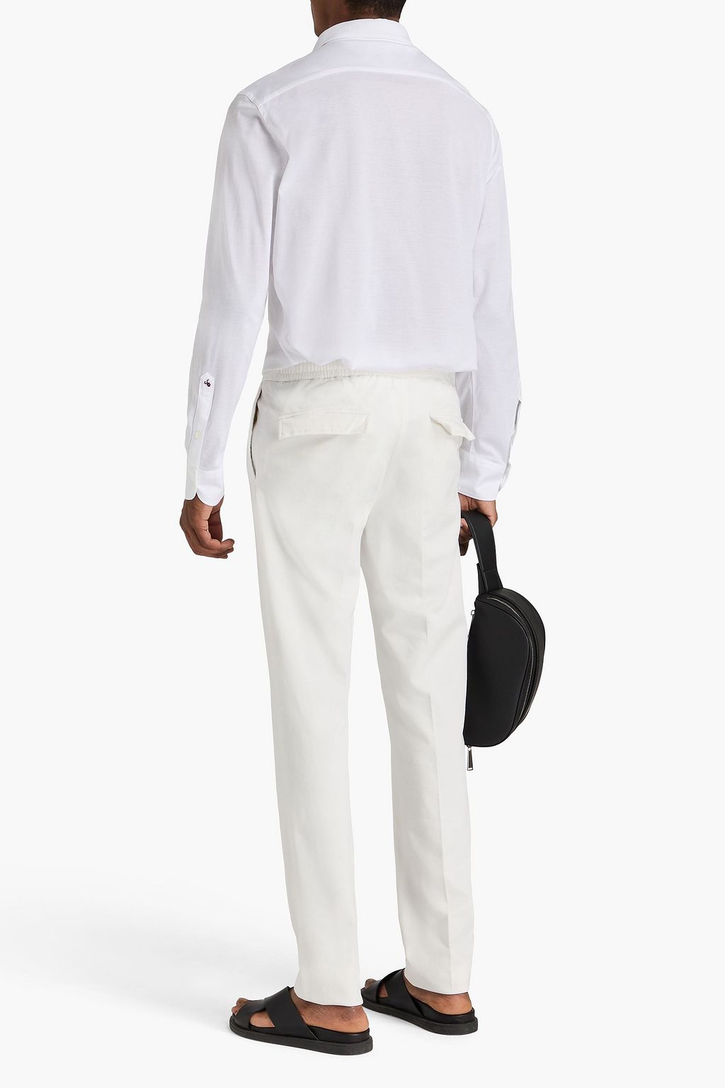 SLOWEAR Glanshirt cotton-piqué shirt