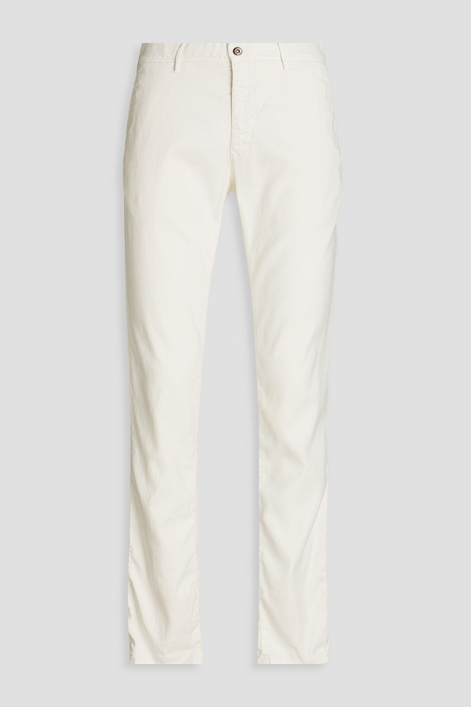 Slowear Incotex Slim-fit Linen-blend Chinos In Off-white