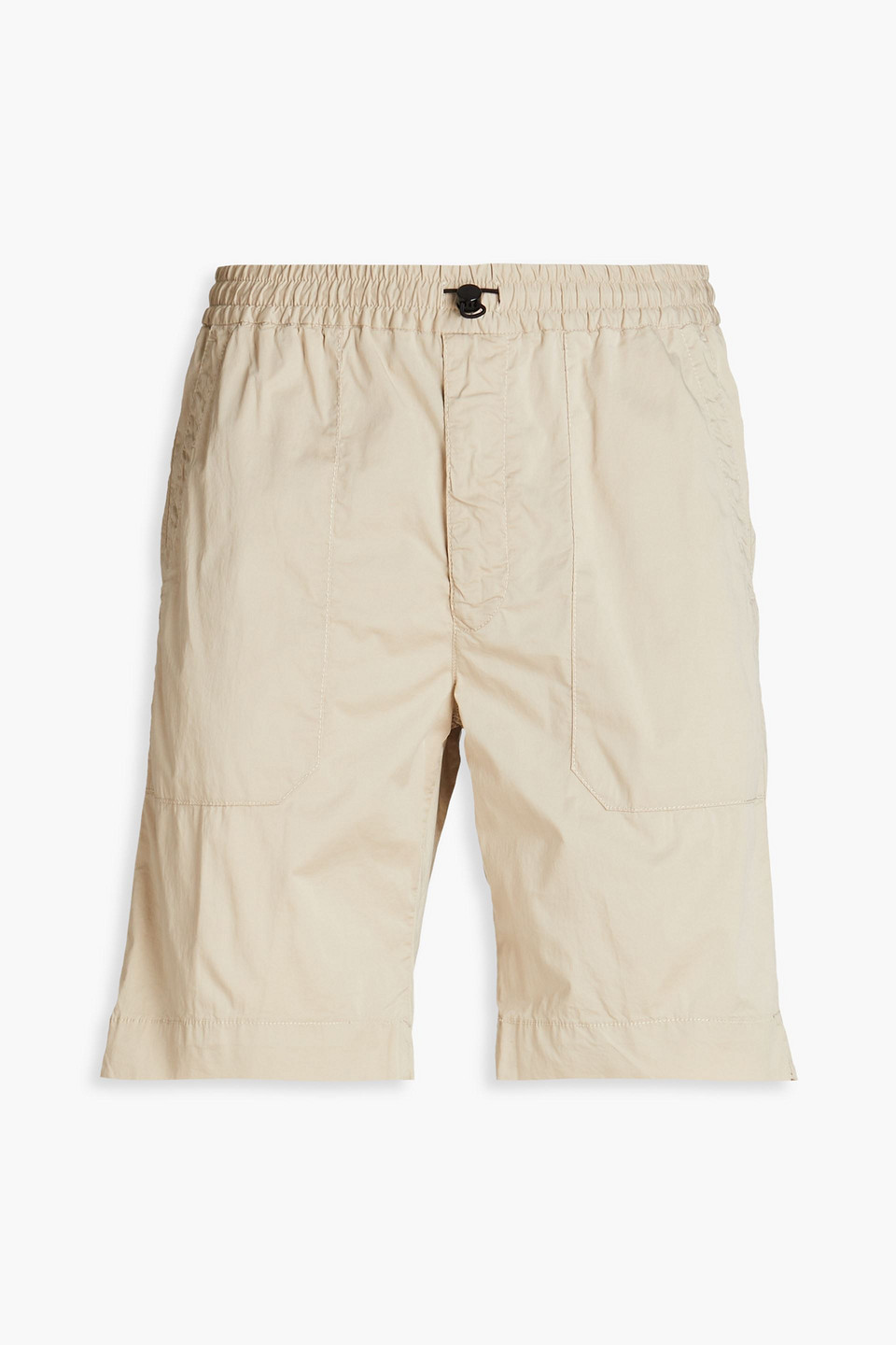 Slowear Incotex Cotton-blend Twill Drawstring Shorts In Beige