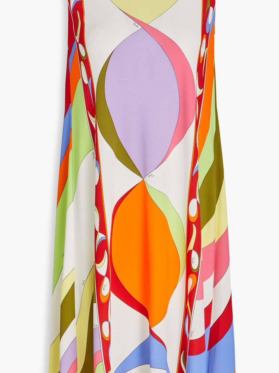 printed jersey dress