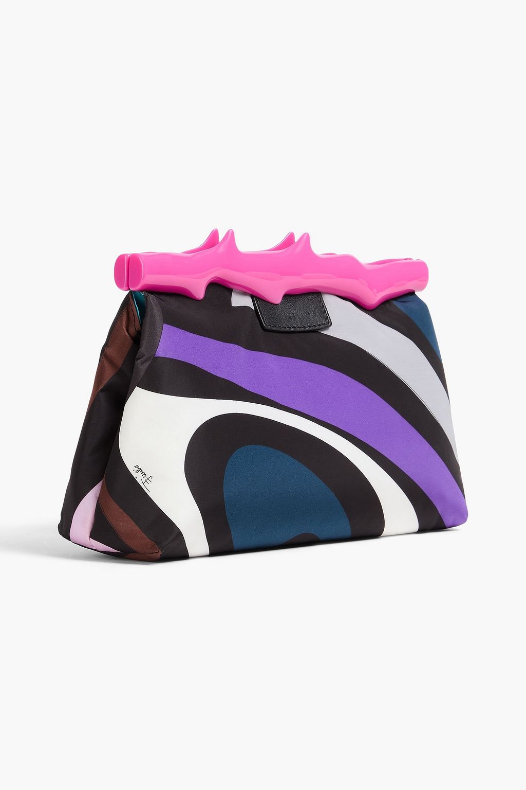 PUCCI Printed shell clutch