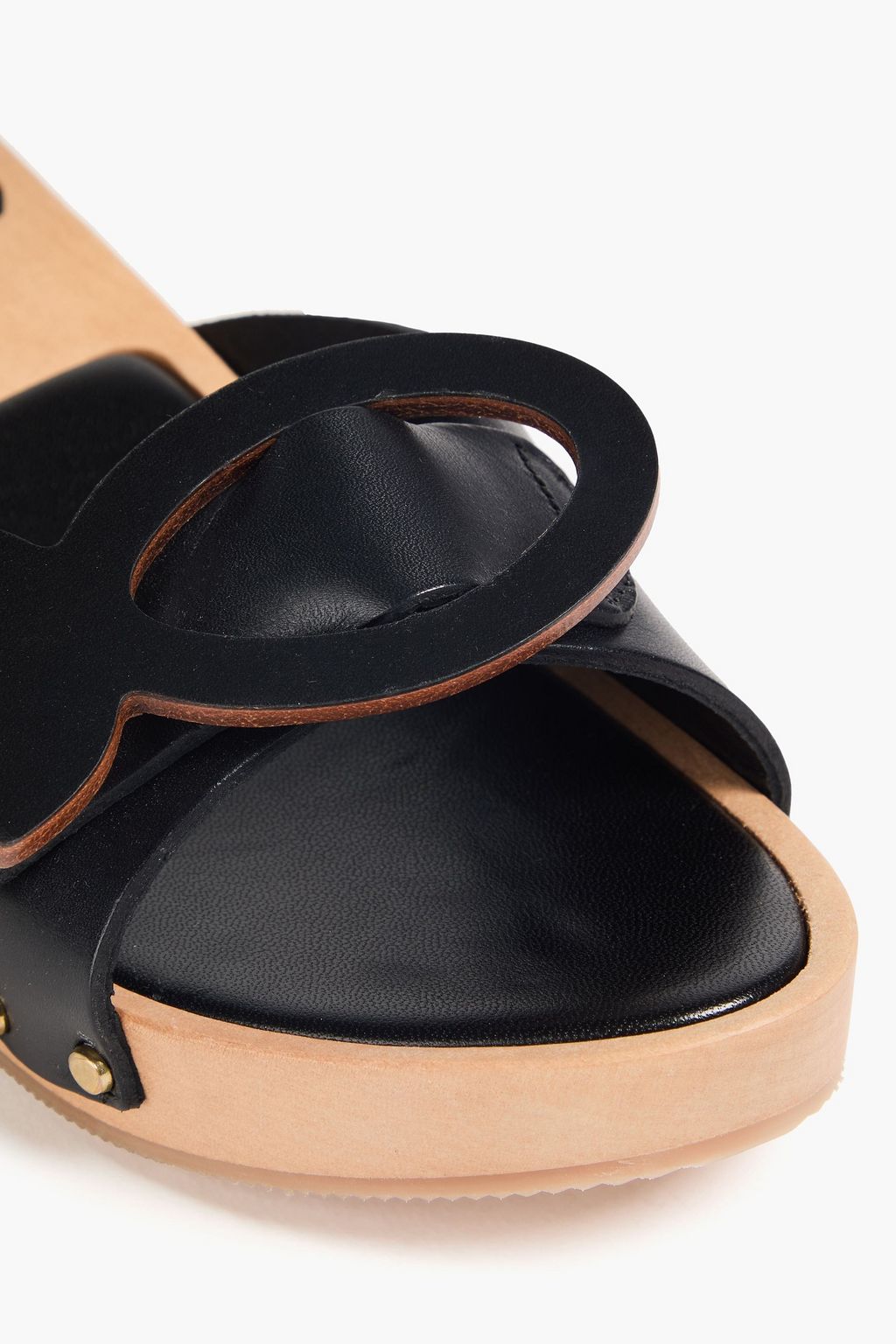 PUCCI Appliquéd leather mules