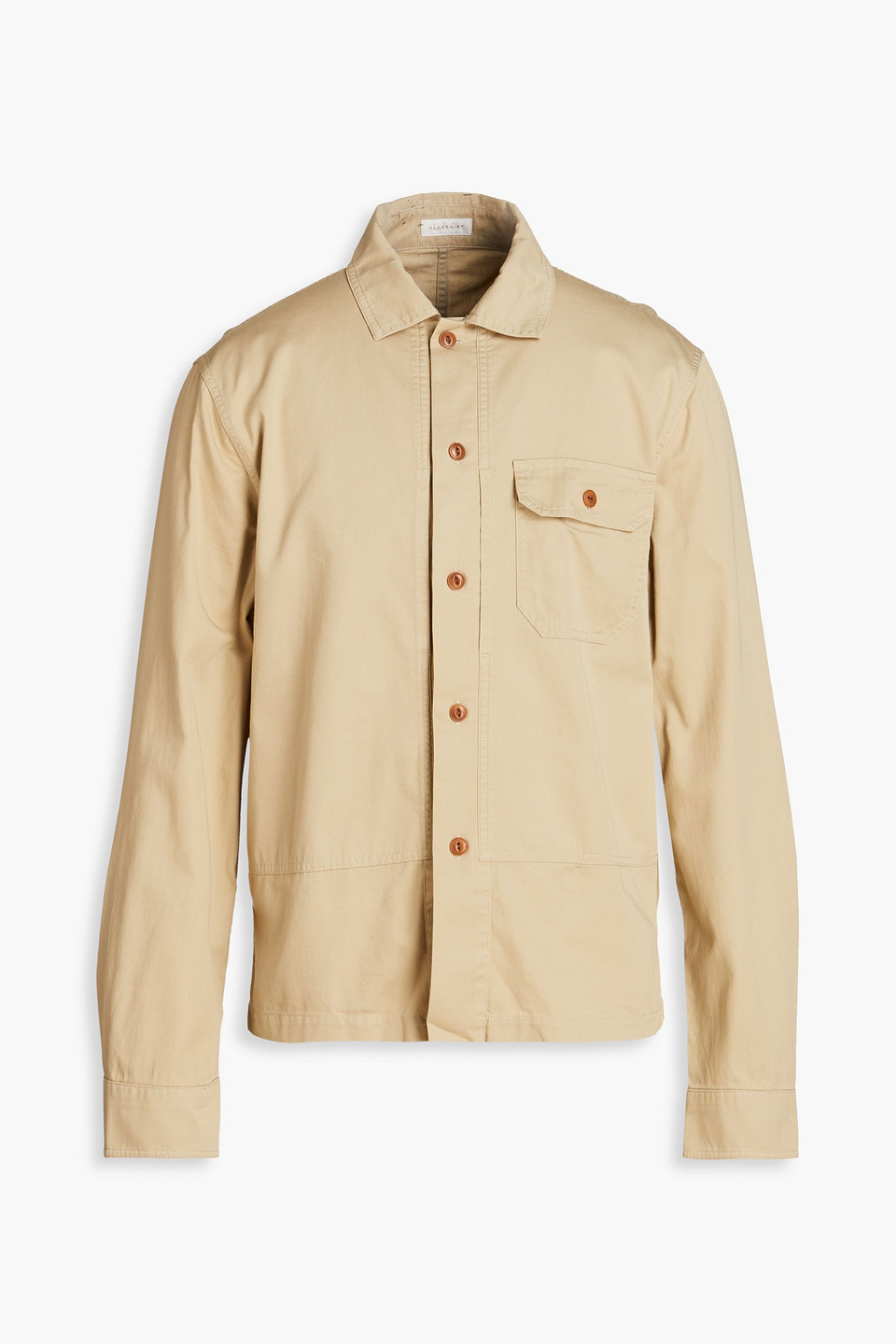 Slowear Glanshirt Cotton-twill Shirt In Beige