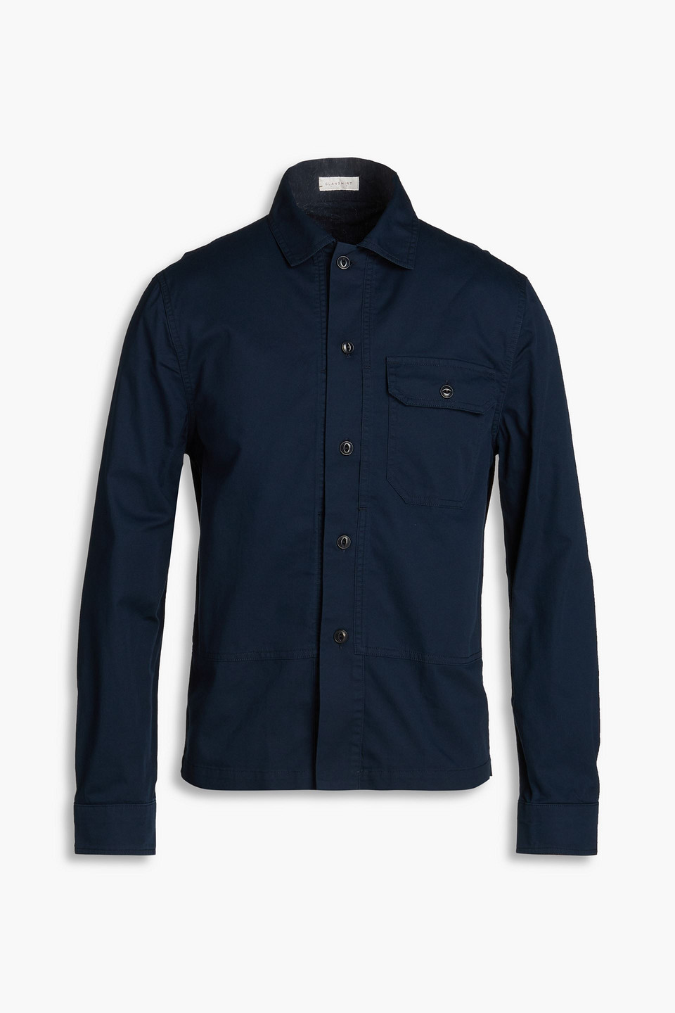 Slowear Glanshirt Cotton-twill Shirt In Navy