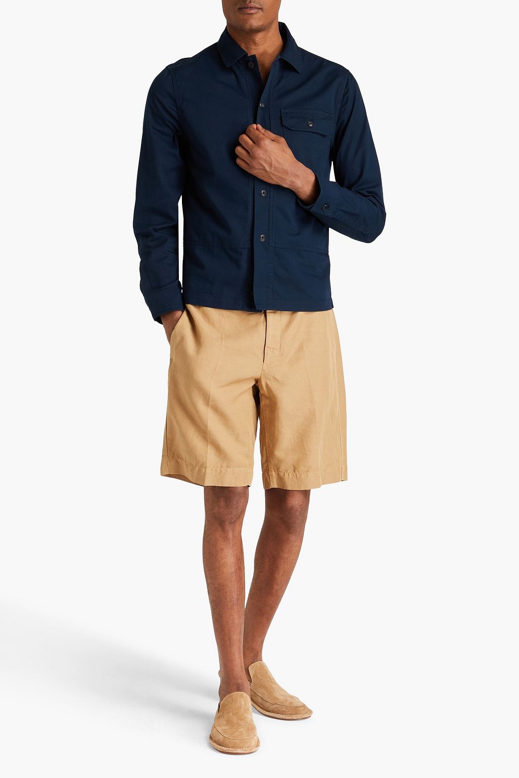 SLOWEAR قميص Glanshirt من قطن تويل