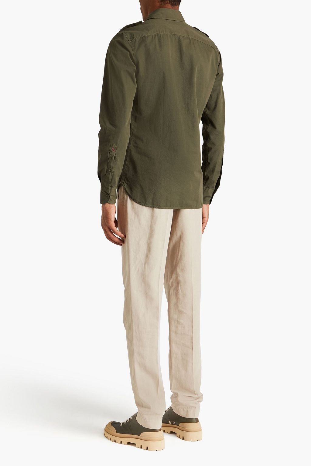 SLOWEAR قميص Glanshirt من قطن بوبلين