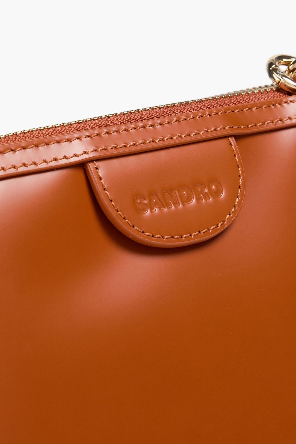 SANDRO Leather cross-body bag