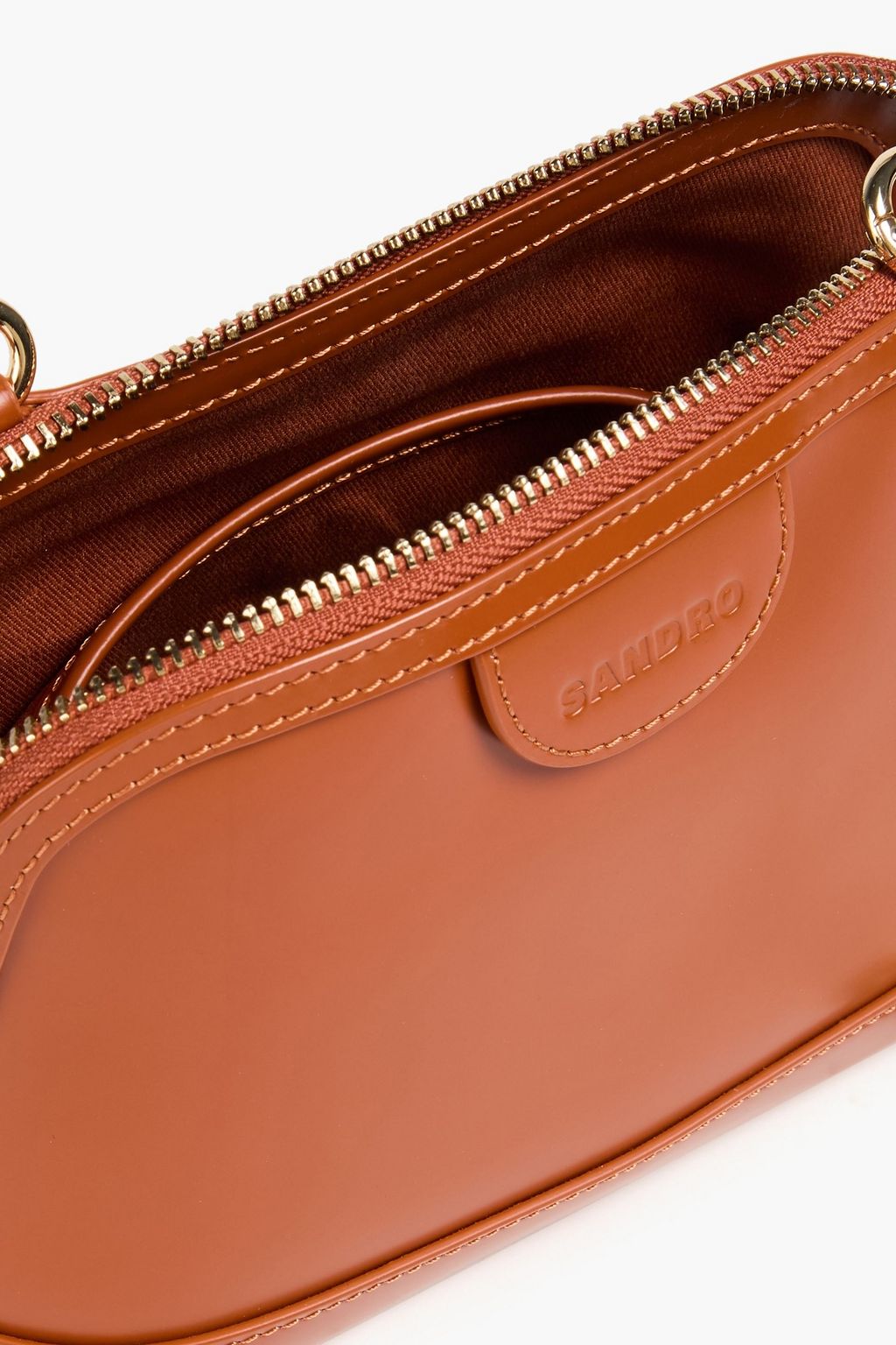 SANDRO Leather cross-body bag