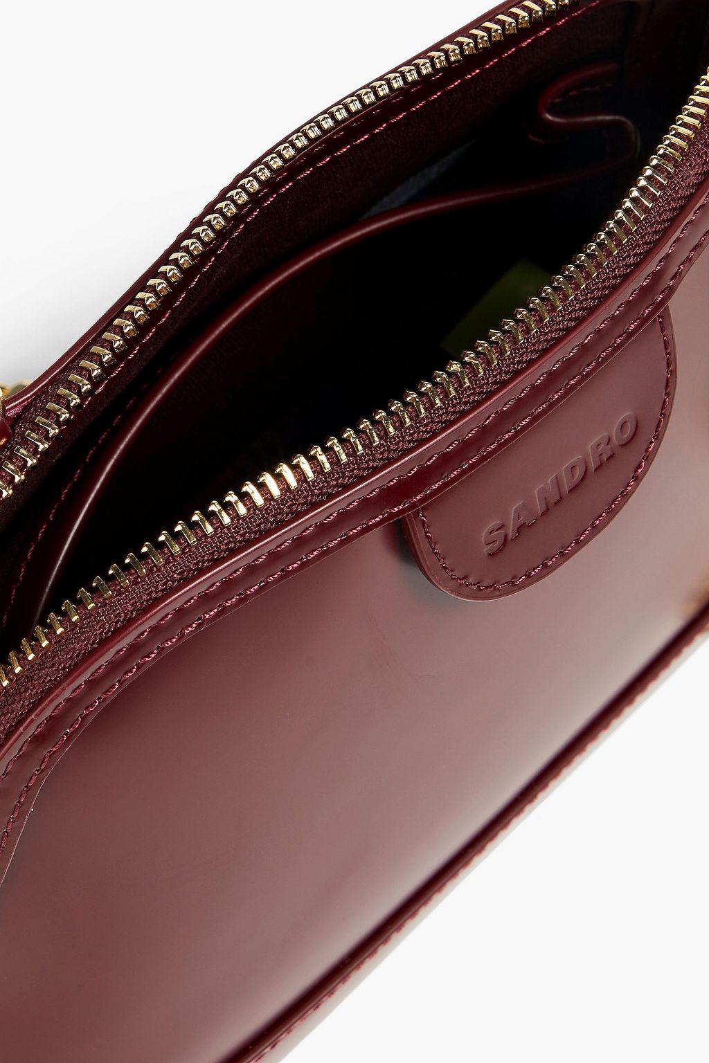 SANDRO Leather cross-body bag