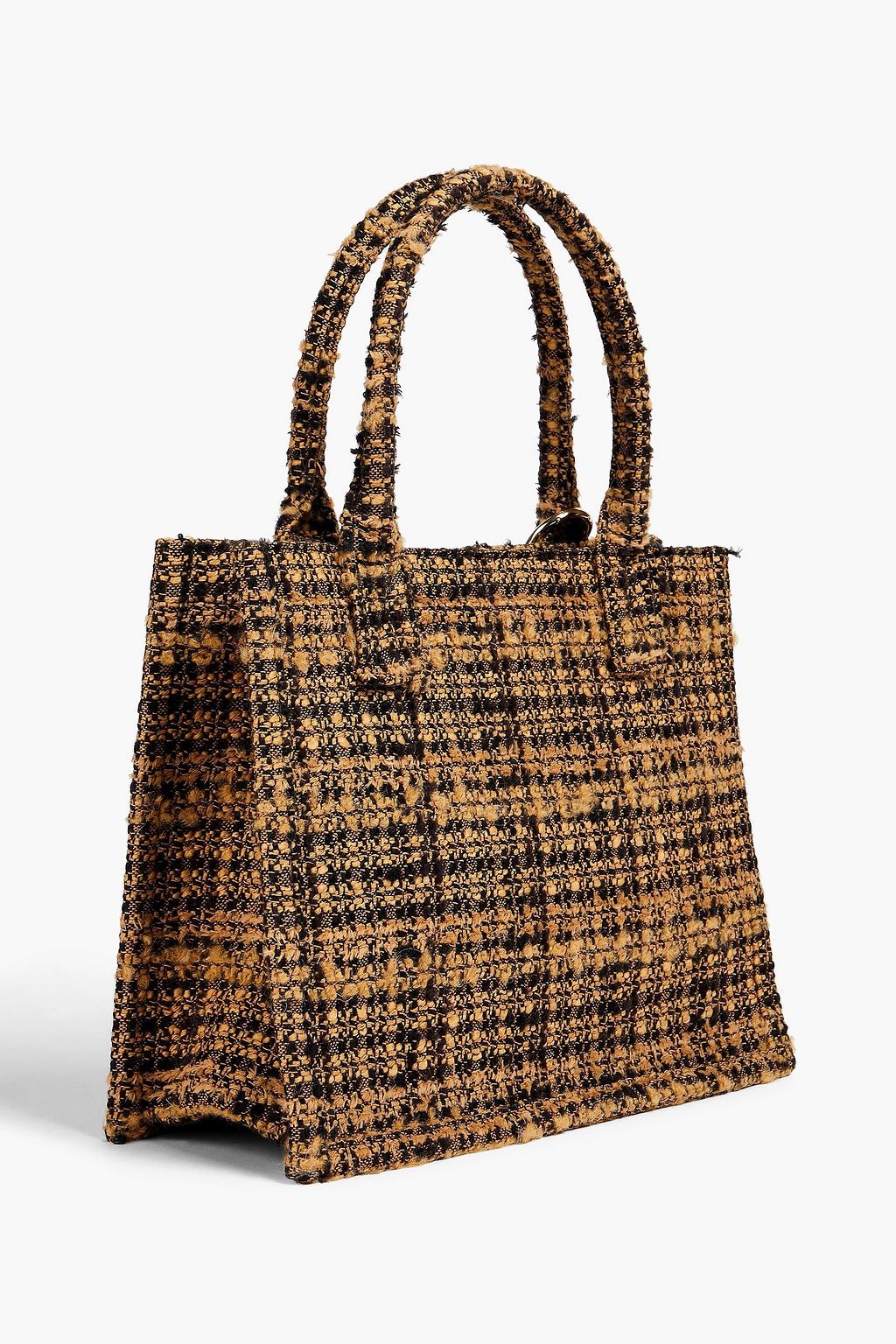 SANDRO Bouclé-tweed tote
