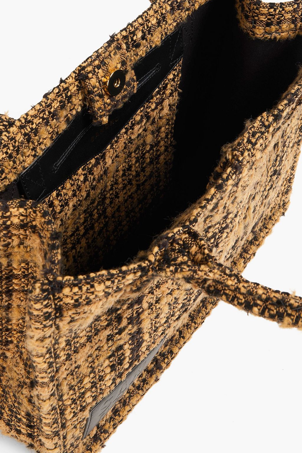 SANDRO Bouclé-tweed tote