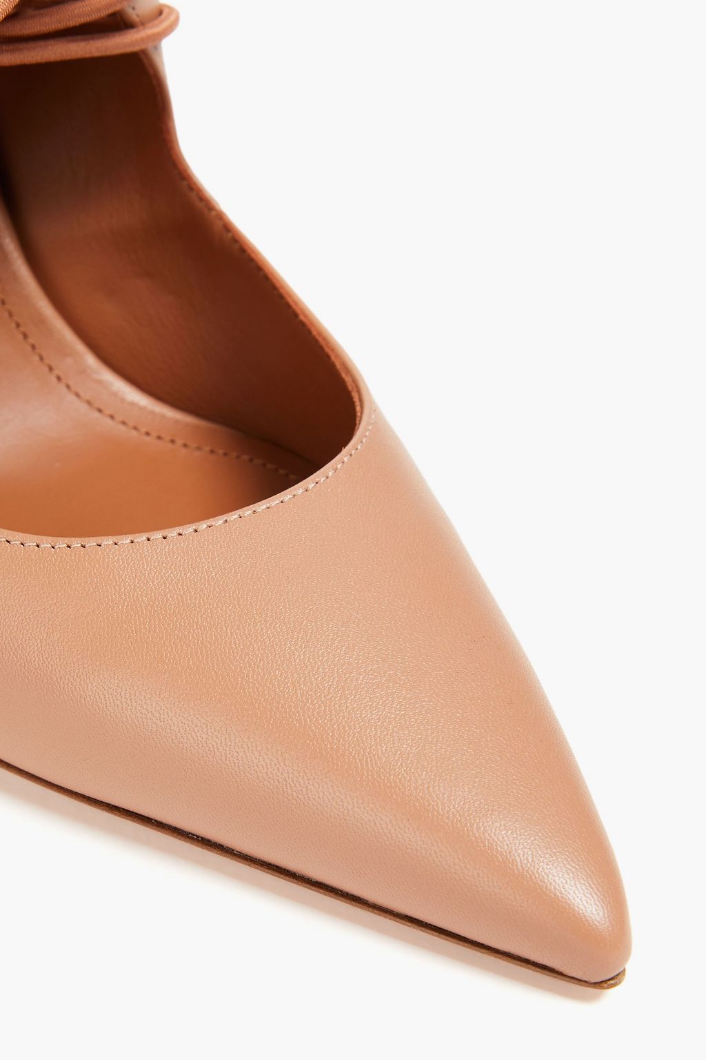 MALONE SOULIERS Marcia lace-up leather mules