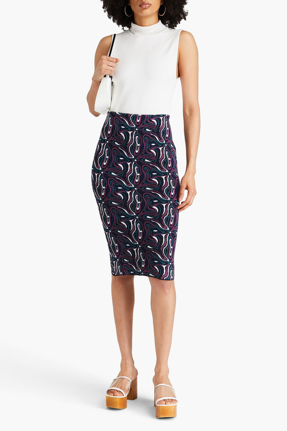  Pucci - Rock Aus Jacquard-strick - Lila - M 