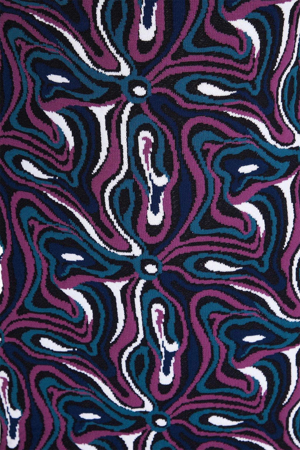 PUCCI فستان قصير محبوك بحبكة الجاكار