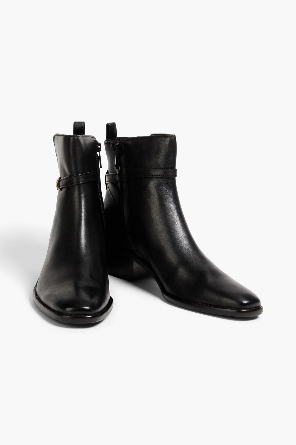 SAM EDELMAN بوت بطول الكاحل مصنوع من الجلد بتصميم مزركش