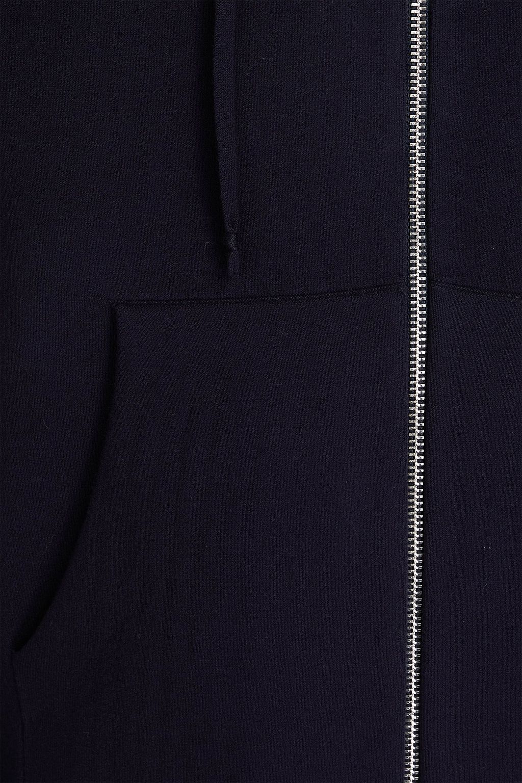 SANDRO Knitted drawstring hoodie