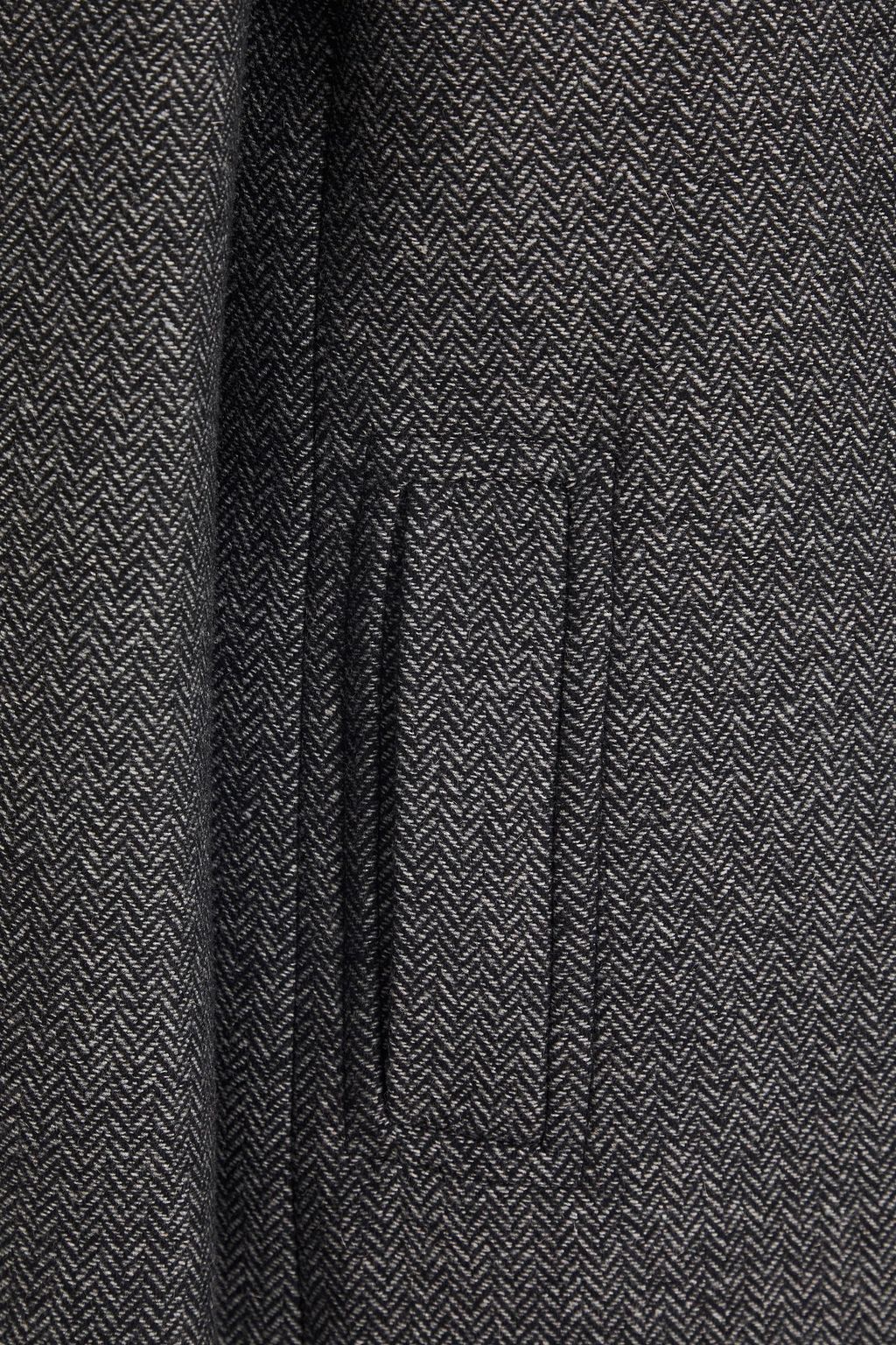 CLAUDIE PIERLOT Mantel aus Tweed mit Fischgratmuster