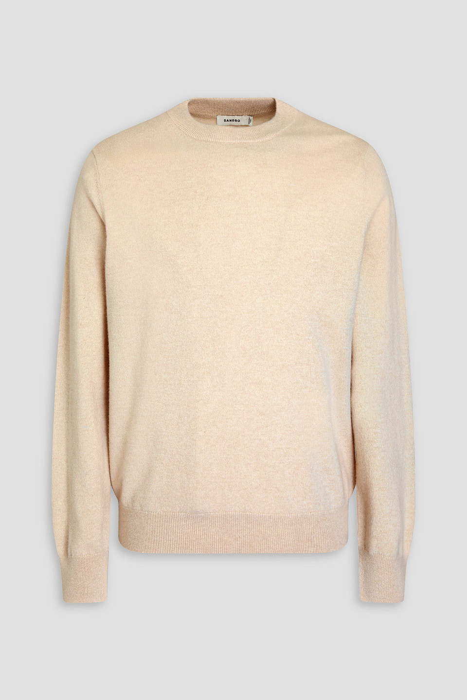 Sandro Cashmere Sweater In Neutral