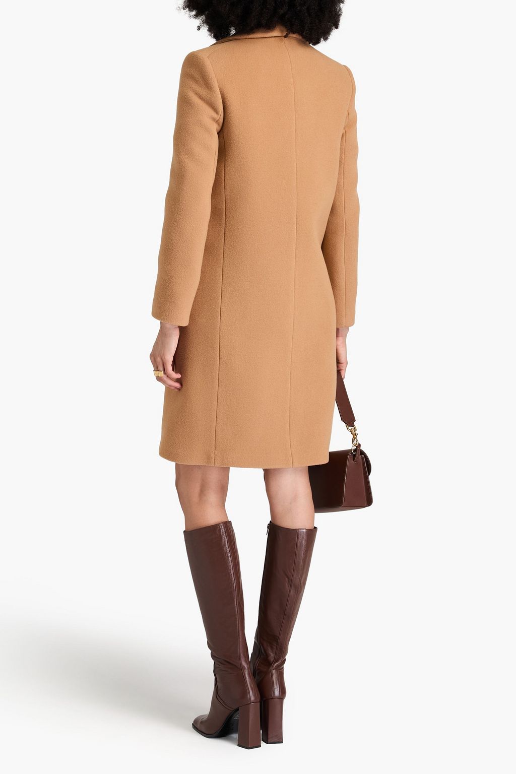 CLAUDIE PIERLOT معطف من اللبّاد المصنوع من مزيج الصوف