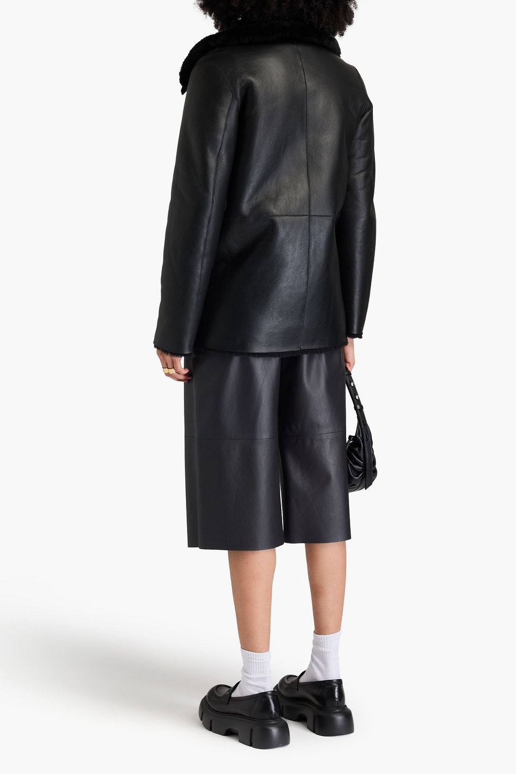CLAUDIE PIERLOT 시어링 코트