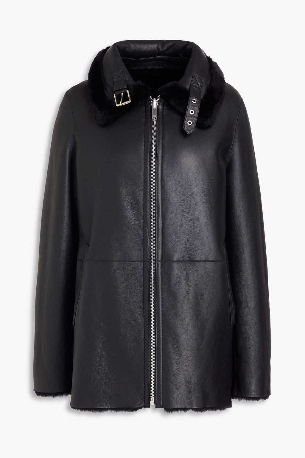 Claudie pierlot shearling coat store