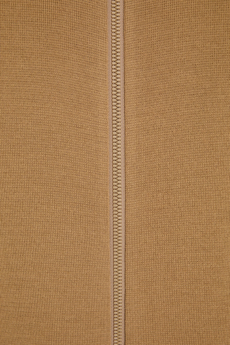 Sandro Wool-blend Zip-up Cardigan In Camel