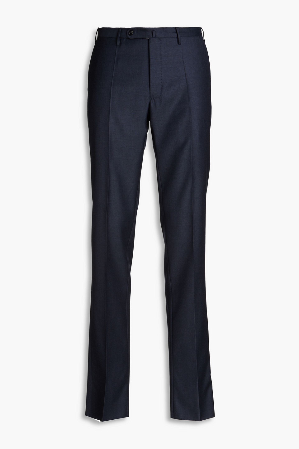 Slowear Incotex Sharkskin Slim-fit Wool Pants In Navy