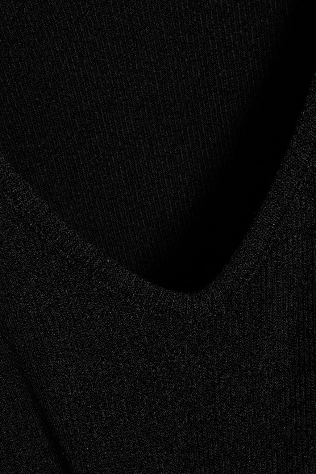 ENZA COSTA Ribbed-knit sweater