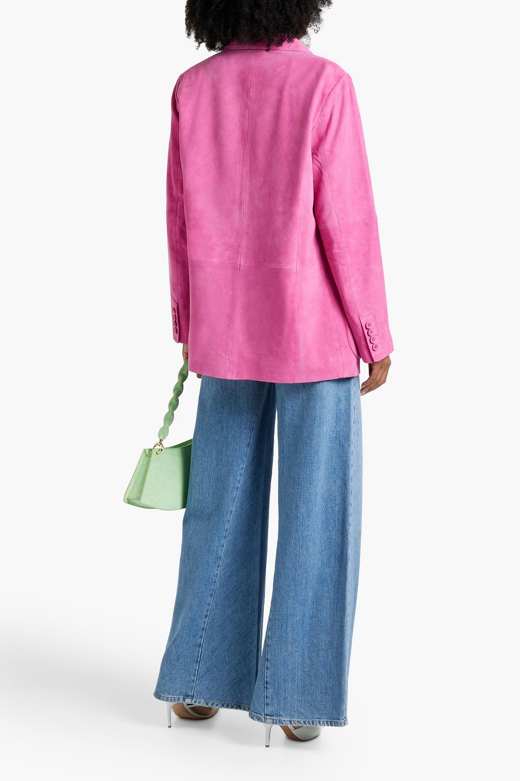 STAND STUDIO Resort suede blazer