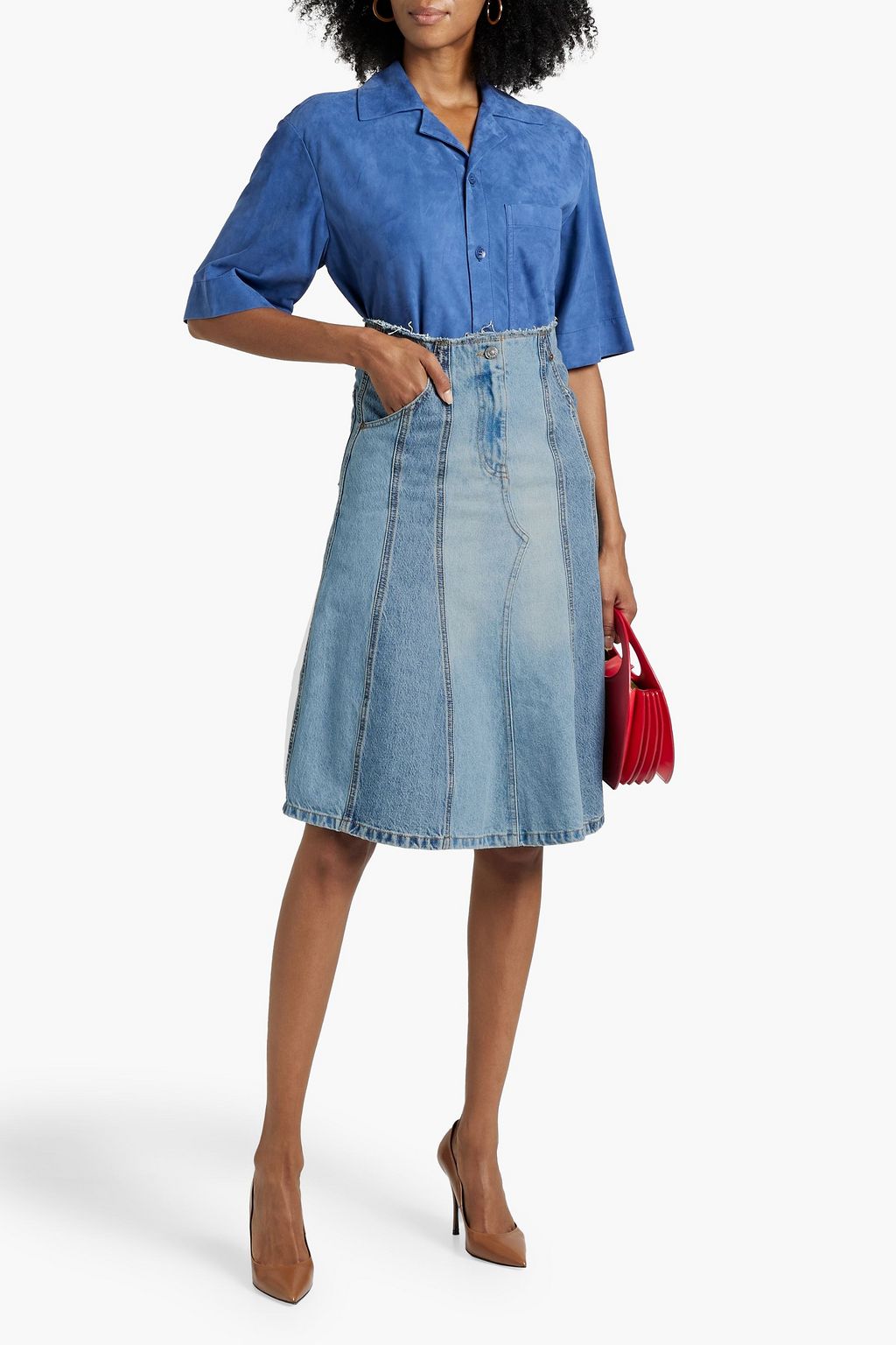 VICTORIA BECKHAM Denim skirt