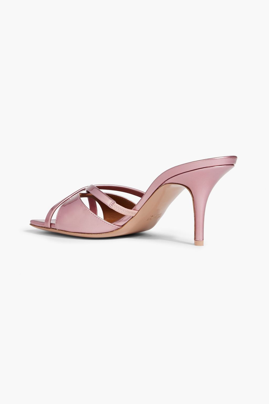 MALONE SOULIERS Penn patent-leather mules