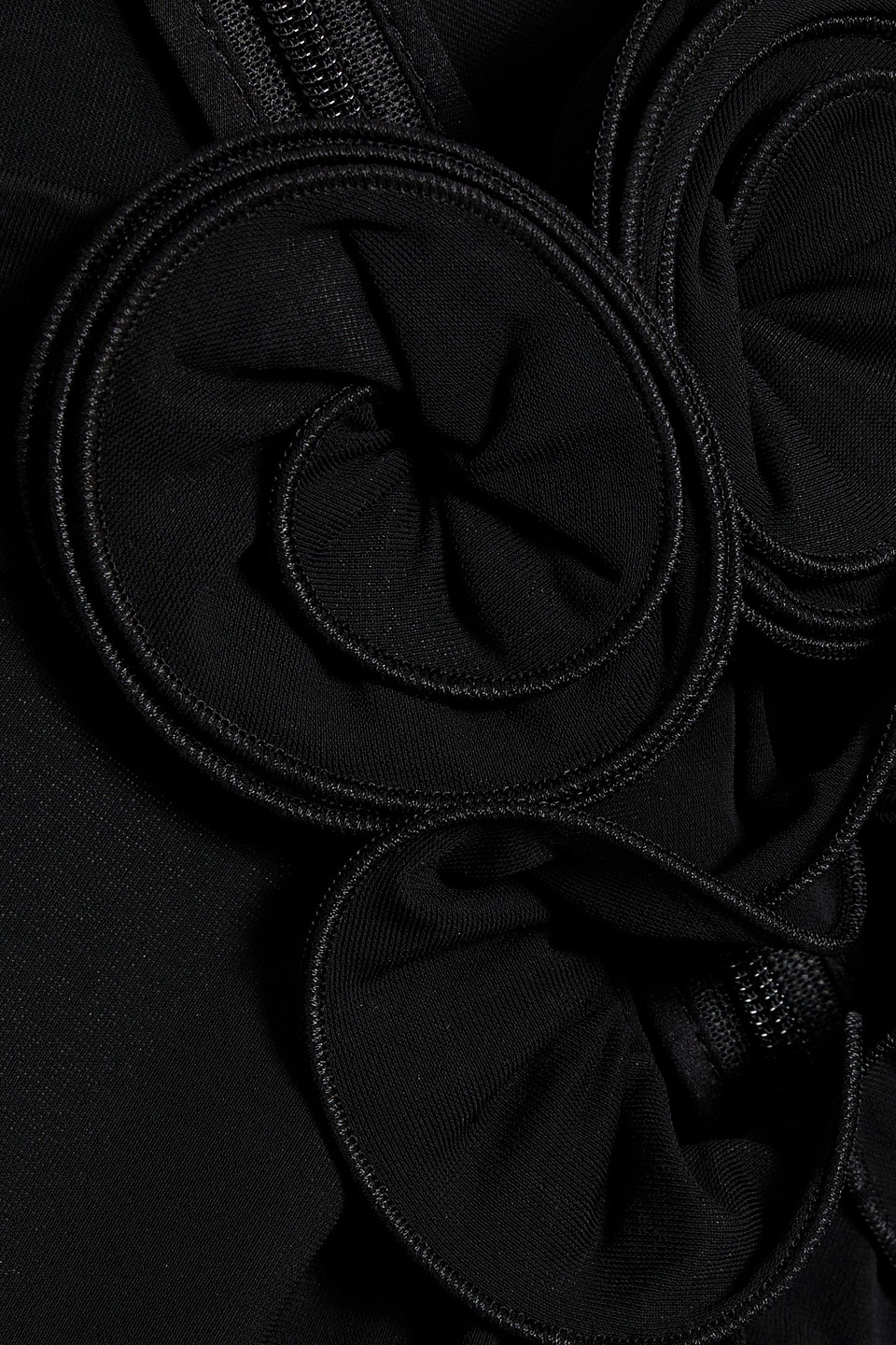 Magda Butrym Cut-out Gathered Minidress In Black
