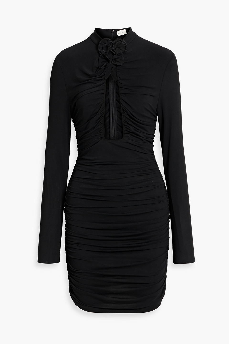 Magda Butrym Cut-out Gathered Minidress In Black