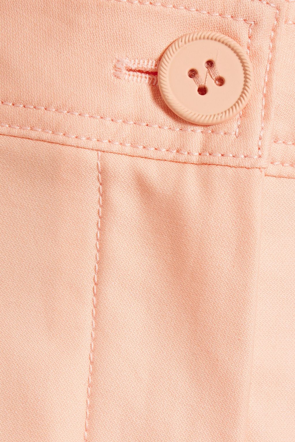 MAISON KITSUNÉ Pleated cotton-twill straight-leg pants