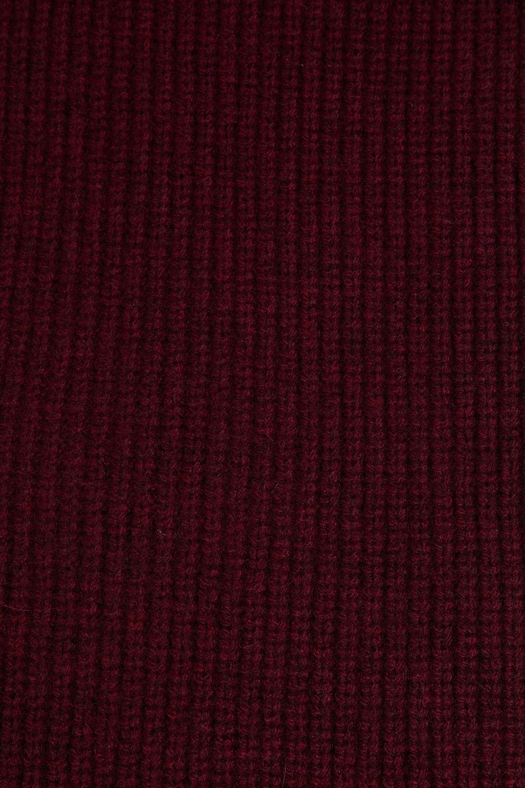 N.PEAL Ribbed cashmere scarf