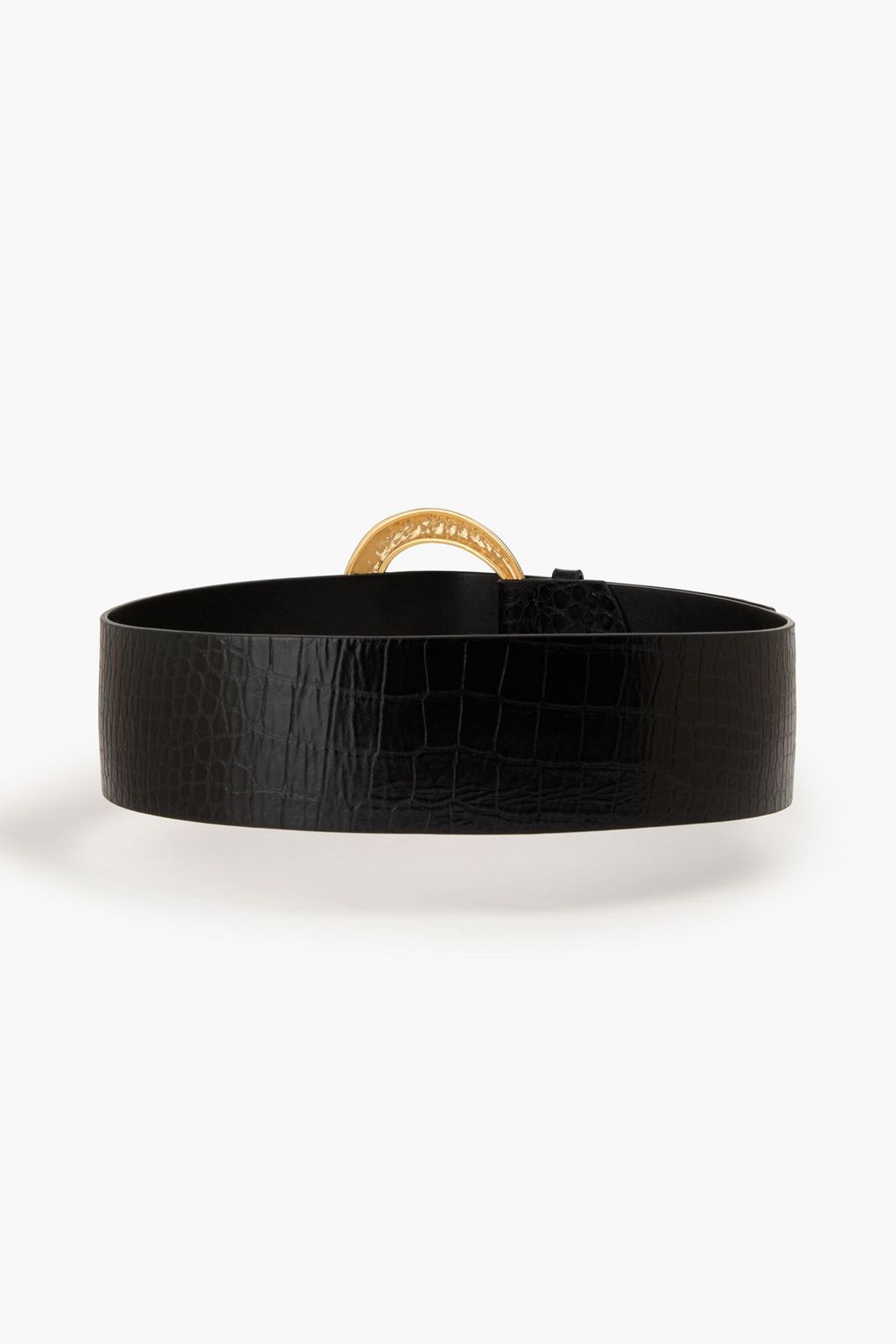 CLAUDIE PIERLOT Croc-effect leather belt